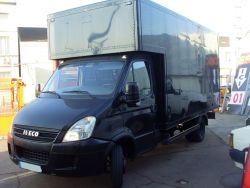 IVECO DAILY 35C12 CAISSE ALU, CAPUCINE PORTE LATERALE