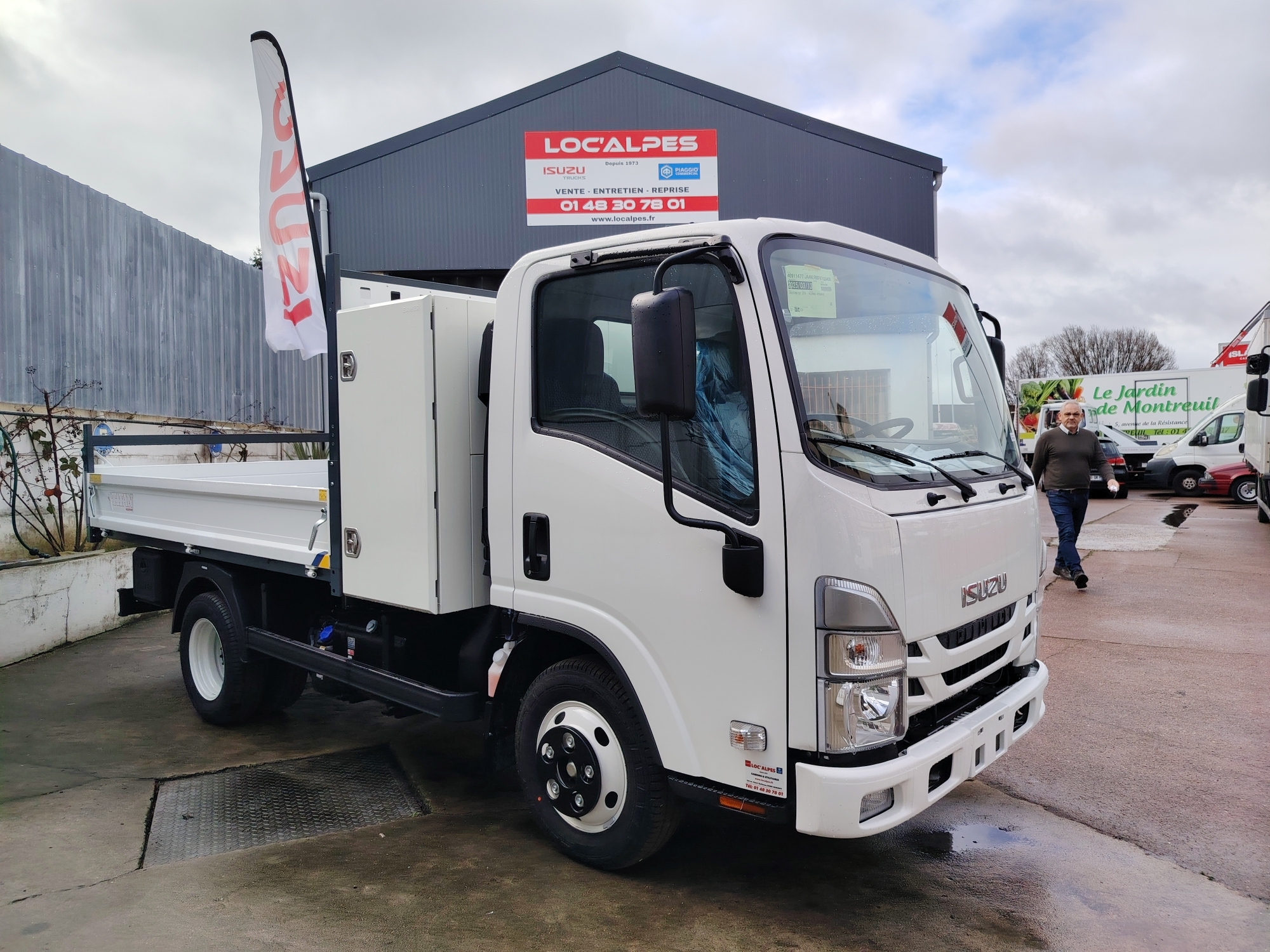 isuzu serie n 3.0 l 150cv camion truck utilitaire